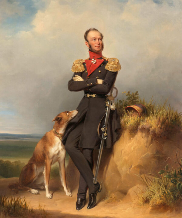 Jan Adam Kruseman, Portret van Willem II koning der Nederlanden