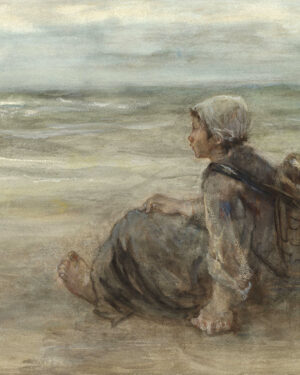 Jozef Israëls, Vissersmeisje op het strand